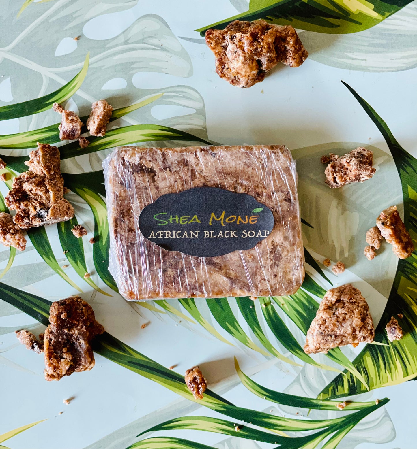 African Black Soap with Exfoliating Soap Saver